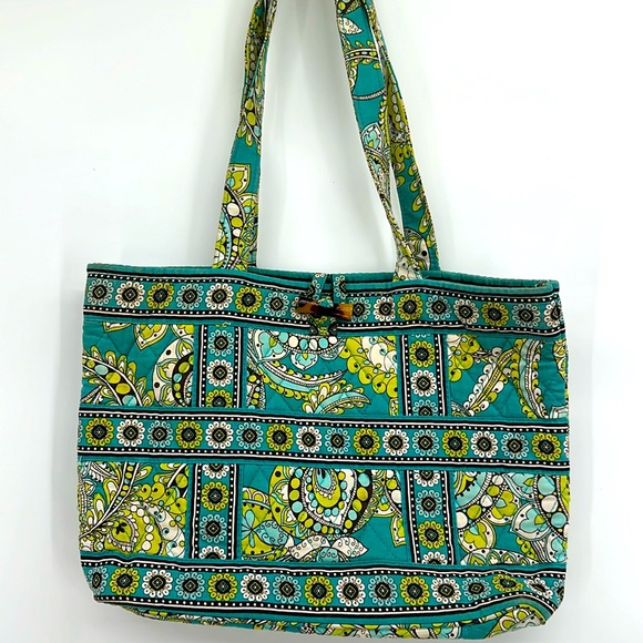 Vera Bradley Handbags - Vera Bradley Peacock Tote Bag Purse Retired